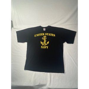 United stated Navy men’s Bayside American Made men's T-shirt X-Large  pre-owned